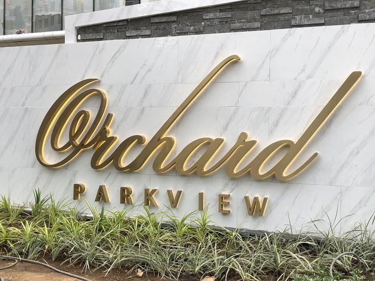 Titanium Letter Signage